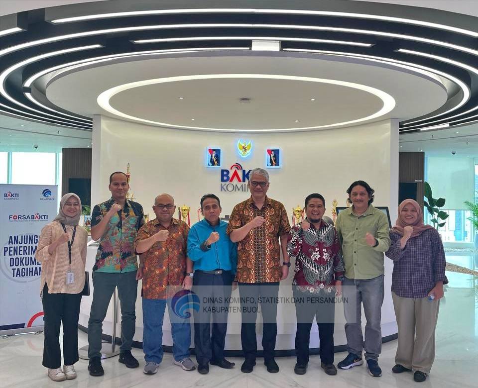 Percepat Infrastruktur Digital, Diskominfo Buol Gelar Koordinasi Ke Bakti Komdigi