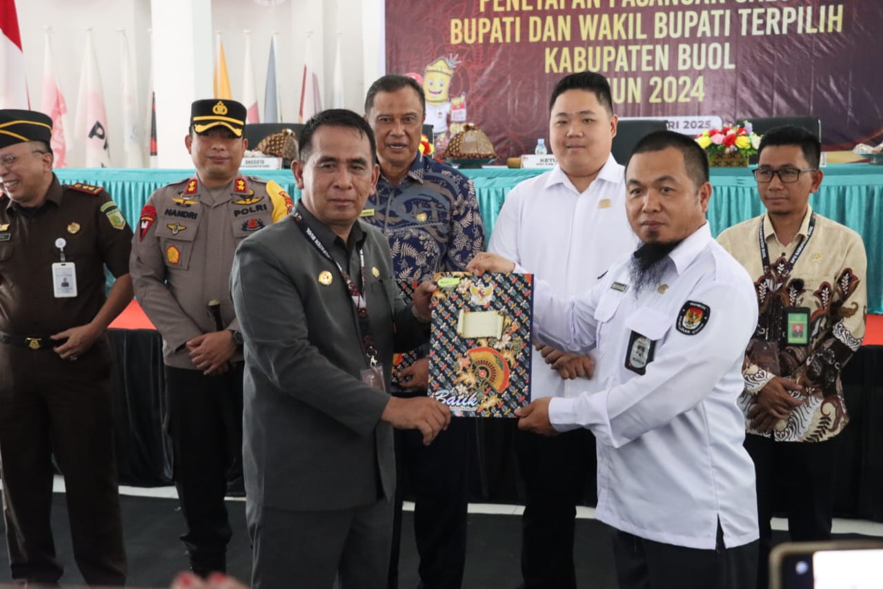 Polres Buol Gelar Pengamanan Rapat Pleno Terbuka Penetapan Hasil Pilkada 2024