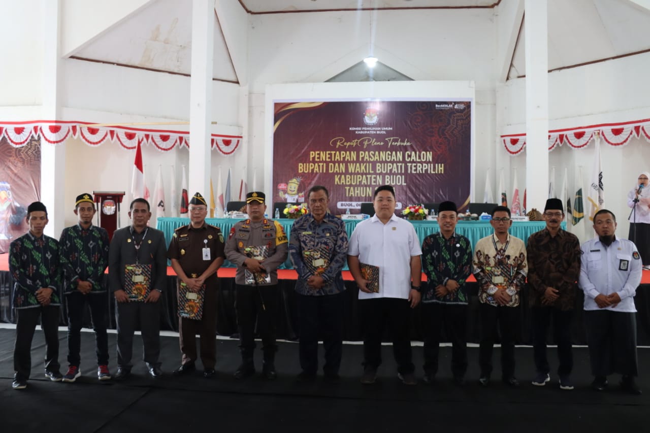 Hadiri Penetapan Bupati Buol Terpilih, Kapolres Himbau Jaga Situasi Kamtibmas
