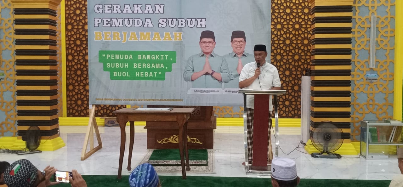Langkah Nyata Bentuk Pemuda Religius, Pemkab Buol Gagas Subuh Berjamaah !
