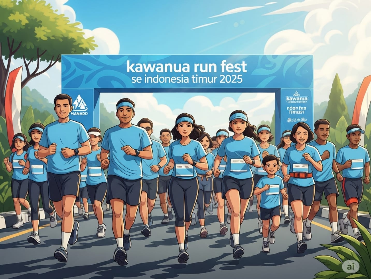 Lari, Seru, Hadiah Ratusan Juta! Kawanua Run Fest 2025 Siap Digelar di Manado