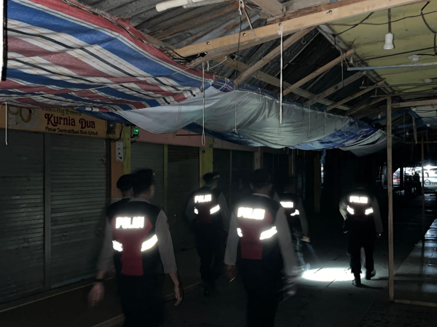 Cegah Kriminalitas, Polres Buol Sisir Lokasi Rawan di Malam Hari !
