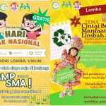 Peringati HAN 2025 Dinas P2KBP3A Melalui Forum Anak Gelar Beragam Lomba Berhadiah Menarik, Segera Daftarkan Dirimu !
