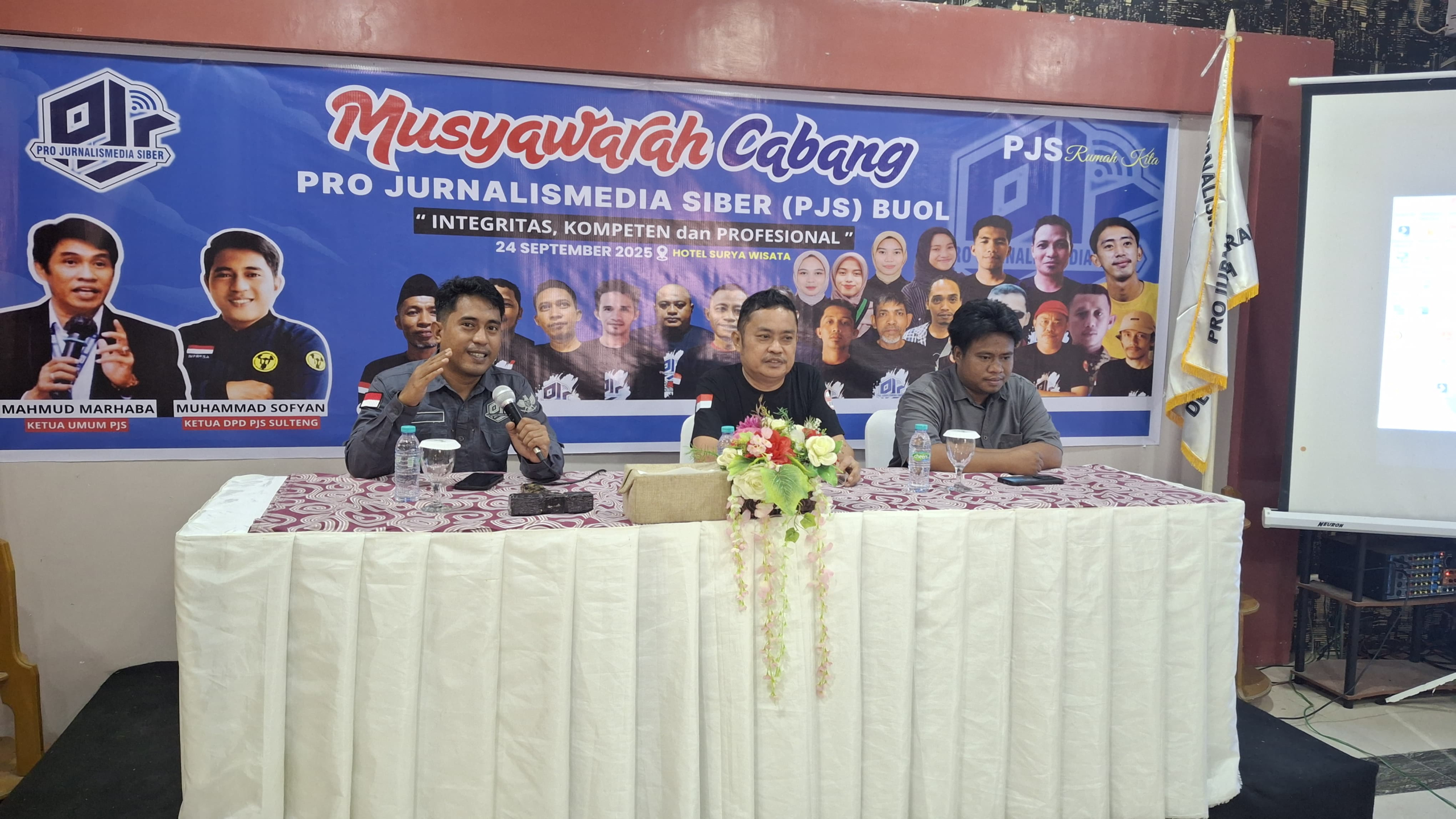 Ruslan Panigoro Terpilih Pimpin PJS Buol,  Pemda Apresiasi Penguatan Kelembagaan  Jurnalis