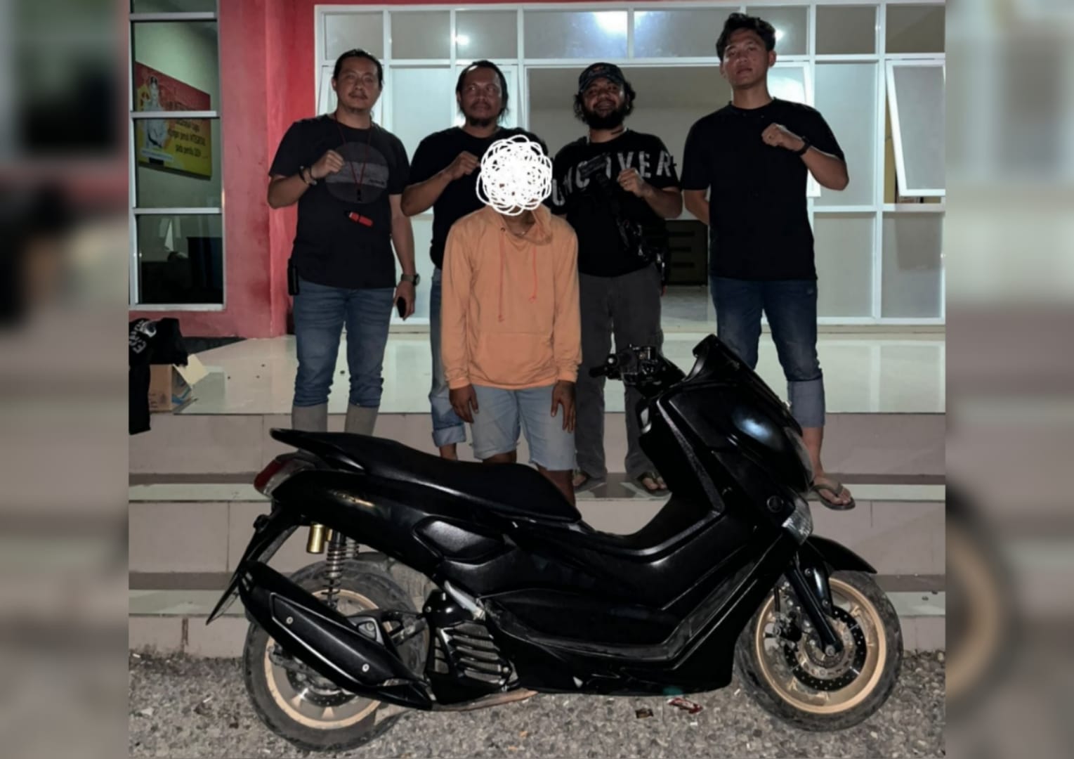 Resmob Buol Amankan Pelaku Curanmor NMAX Di Bunobogu