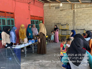 Dinas P2KBP3A Buol Gelar DASHAT DI Kelurahan Leok II Kampung Keluarga Berkualitas “Bahagia Bersama”