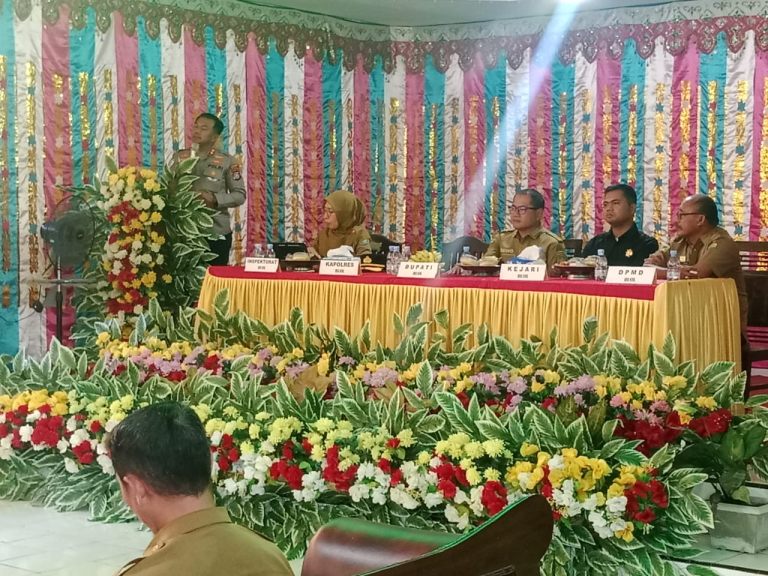 Hadiri Pertemuan FK2D, Kapolres Buol Tekankan Pengelolaan Dana Desa Transparan dan Berkeadilan