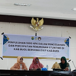 Kabid P2KBP3A Wahida Hadiri Penyuluhan 1000 HPK Bersama DWP Kabupaten Buol