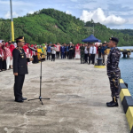 Momentum Hari Pahlawan, Kapolres Buol Kenang Jasa Pahlawan Lewat Upacara Tabur Bunga