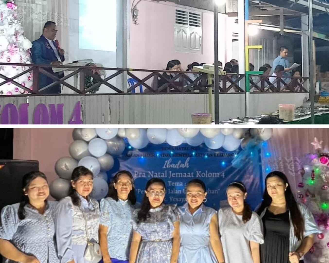 Pranatal Kolom Empat Gereja Filadelfia Aer Jatuh Berlangsung Khidmat dan Penuh Sukacita