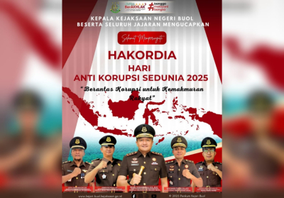 Kejaksaan Negeri Buol Paparkan Capaian Penegakan Hukum pada Peringatan Hari Anti Korupsi Sedunia 2025
