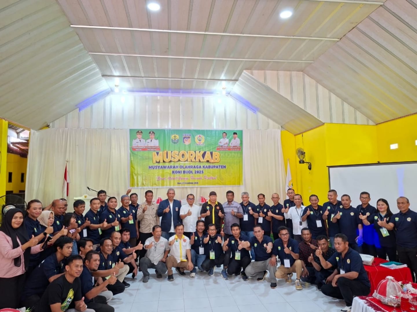 Musorkab II KONI Buol Tetapkan Bupati Risharyudi Sebagai Ketua Umum