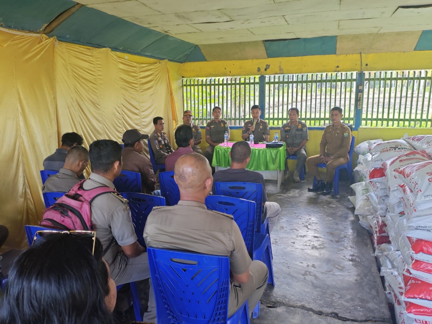 Satpol PP Buol Lakukan Pembinaan dan Monitoring Satlinmas di Kelurahan Kampung Bugis