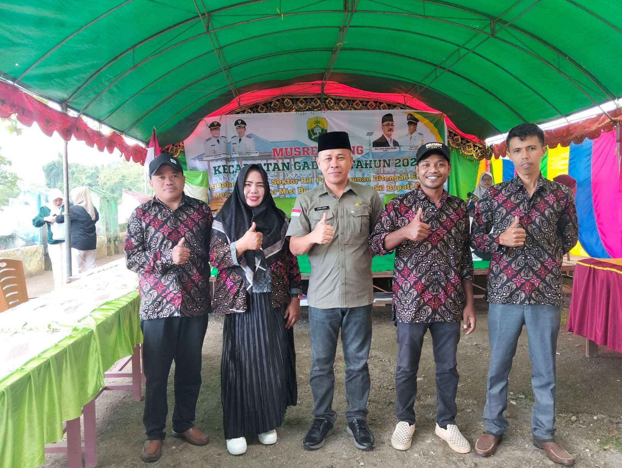 Hadiri Musrenbang Kec Gadung, Kadis PMD Buol Dorong Perencanaan Pembangunan Desa Lebih Terarah
