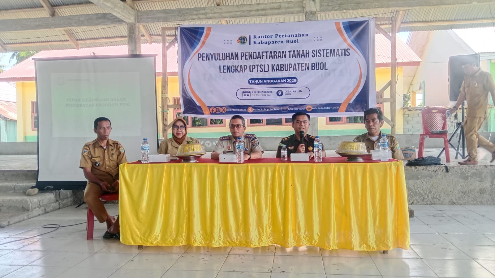 Pemerintah Desa Lakuan Buol Gelar Sosialisasi PTSL, Kades Tekankan Kepastian Hukum Hak Atas Tanah Warga