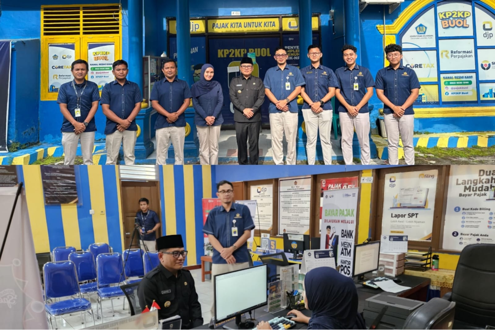 Ngabuburit di Kantor Pajak, Bupati Buol Lapor SPT Tahunan dan Ajak Masyarakat Manfaatkan Coretax DJP