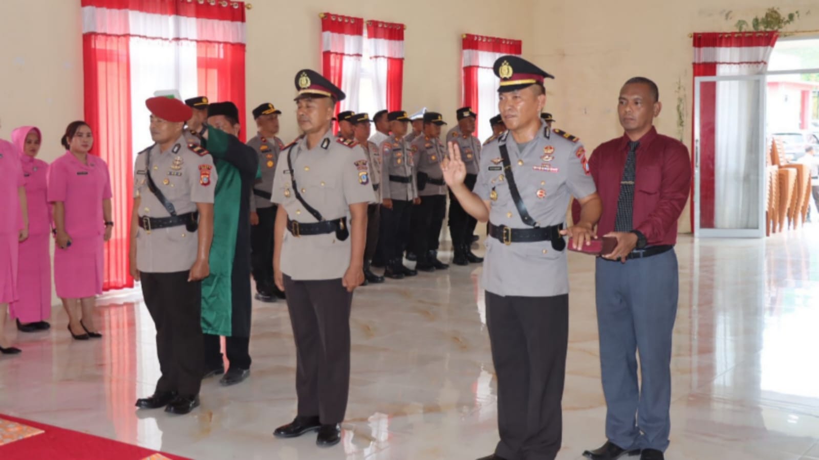 Penyegaran Organisasi di Tubuh Polres Buol, Sejumlah Pejabat Berganti Jabatan