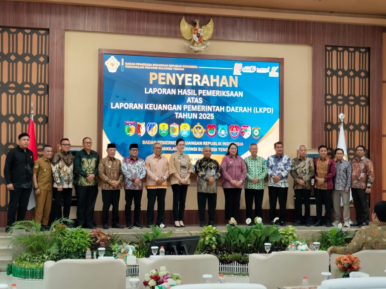 Hadiri Penyerahan LHP LKPD, Bupati Buol Pertegas Komitmen Transparansi Anggaran
