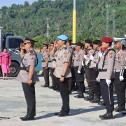 Hari Bhayangkara ke-80, Polres Buol Kenang Jasa Pahlawan dengan Tradisi Tabur Bunga