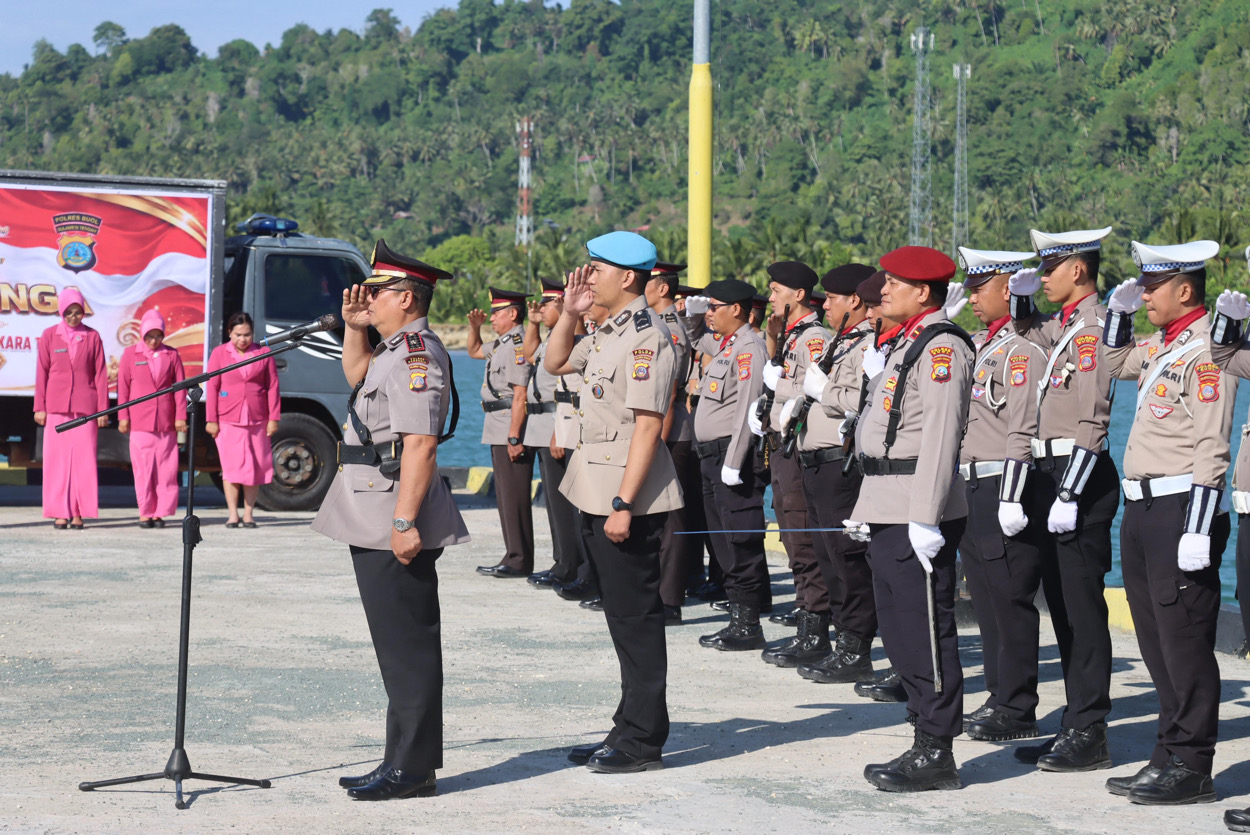 Hari Bhayangkara ke-80, Polres Buol Kenang Jasa Pahlawan dengan Tradisi Tabur Bunga