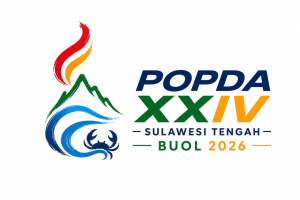 Mengangkat Ikon Lokal, Logo POPDA XXIV Sulteng 2026 Tampilkan Gunung Pogogul dan Kepiting Kenari