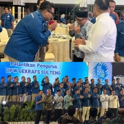 Hadiri Pelantikan GEKRAFS Se-Sulteng, Bupati Buol Dorong Ekonomi Kreatif Jadi Penggerak Ekonomi Daerah