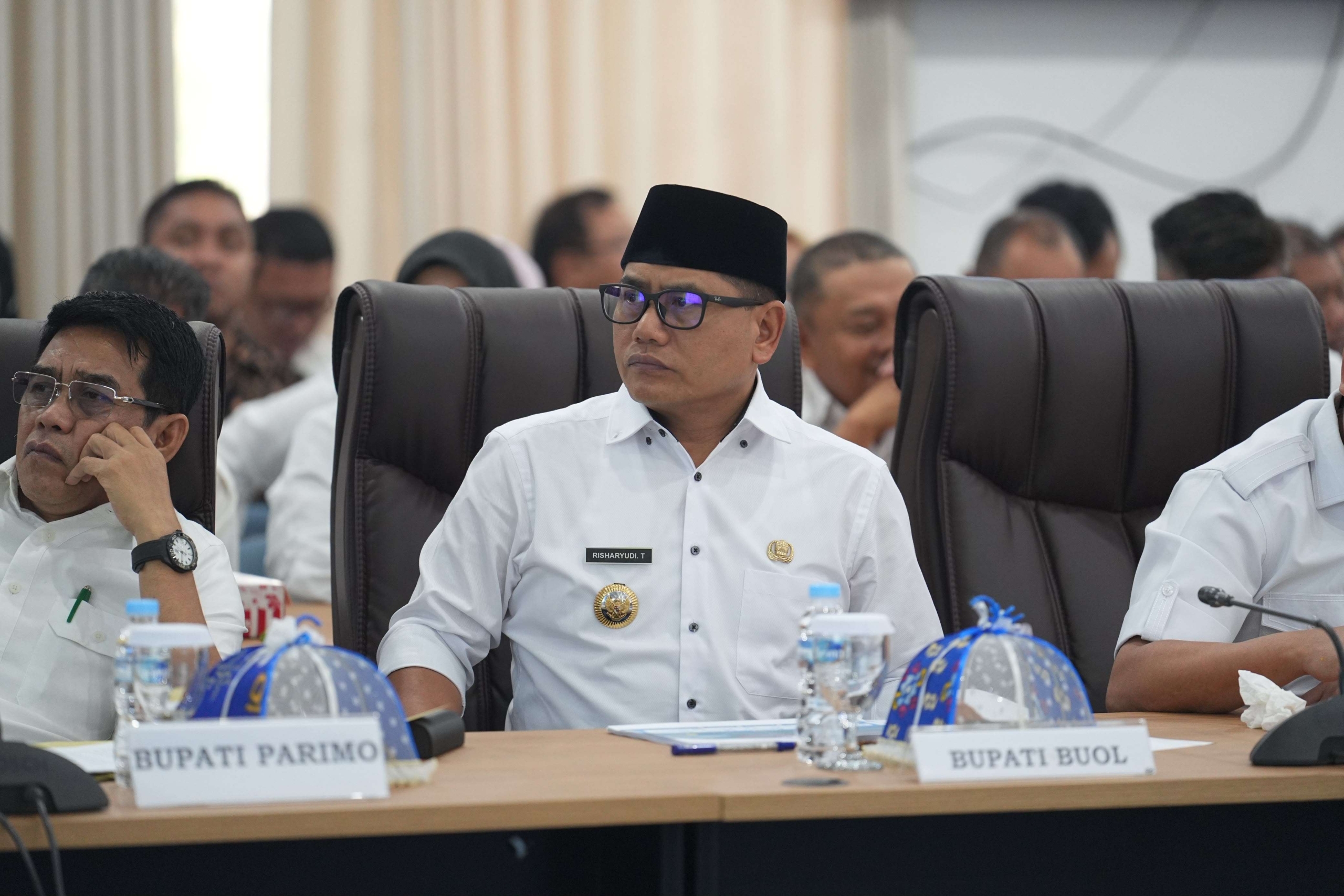 Bupati Buol Hadiri Rakor Pencegahan Korupsi Pelayanan Publik Bidang Pertanahan se-Sulawesi Tengah