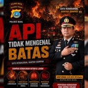 Kebakaran Lahan Terjadi di Leok I, Kapolres Ingatkan Warga Buol Waspada Karhutla!