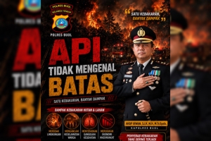 Kebakaran Lahan Terjadi di Leok I, Kapolres Ingatkan Warga Buol Waspada Karhutla!