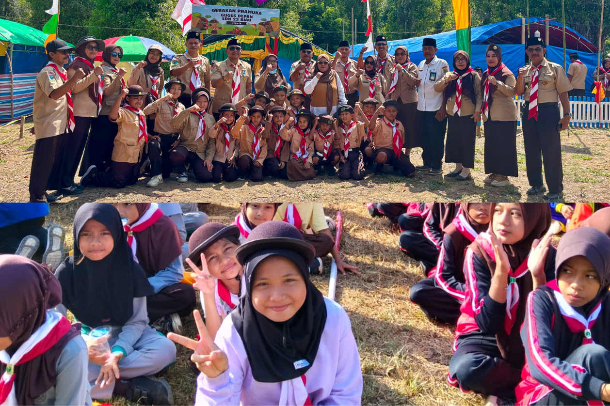 SDN 22 Biau Tunjukkan Semangat Kepramukaan di HUT Pramuka ke-65