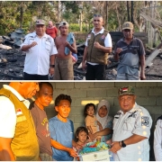BPBD Salurkan Bantuan Korban Kebakaran Desa Lonu, Bupati Buol Instruksikan Penanganan Lanjutan !