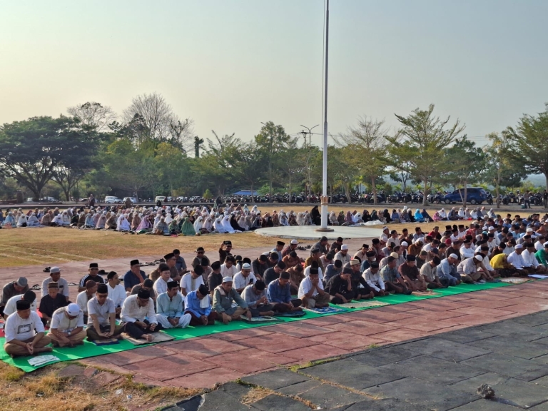 Pemda Buol Bersama Forkopimda dan Masyarakat Gelar Sholat Istisqa, Mohon Turunnya Hujan