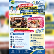 Cetak SDM Terampil dan Mandiri, BLK Buol Hebat Buka Pendaftaran TMT Batch 2