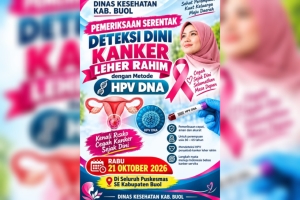Dinkes Buol Gelar Skrining HPV DNA Serentak di Seluruh Puskesmas, Ajak Perempuan Deteksi Dini Kanker Serviks