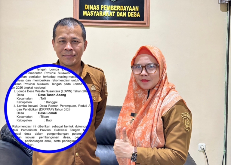 BUOL HEBAT! Desa Lomuli Terpilih Wakili Sulawesi Tengah di Lomba Inovasi Desa Tingkat Nasional 2026