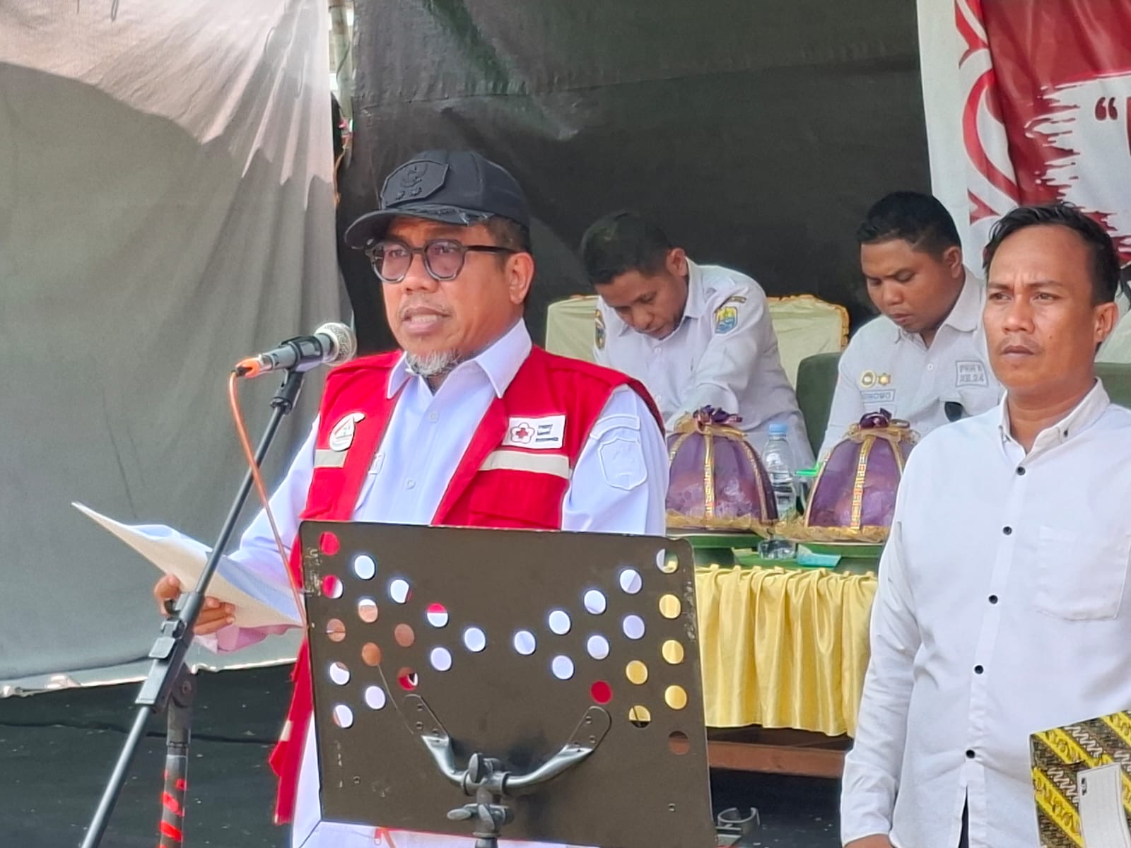 Wabup Buol Buka KEMBARA IV PMR-PMI di Bumi Perkemahan Gunung Sanzibar